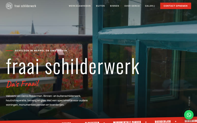 Website van Fraai Schilderwerk